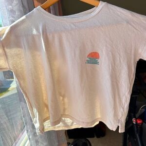 Madewell Sunset oversized graphic tee xs